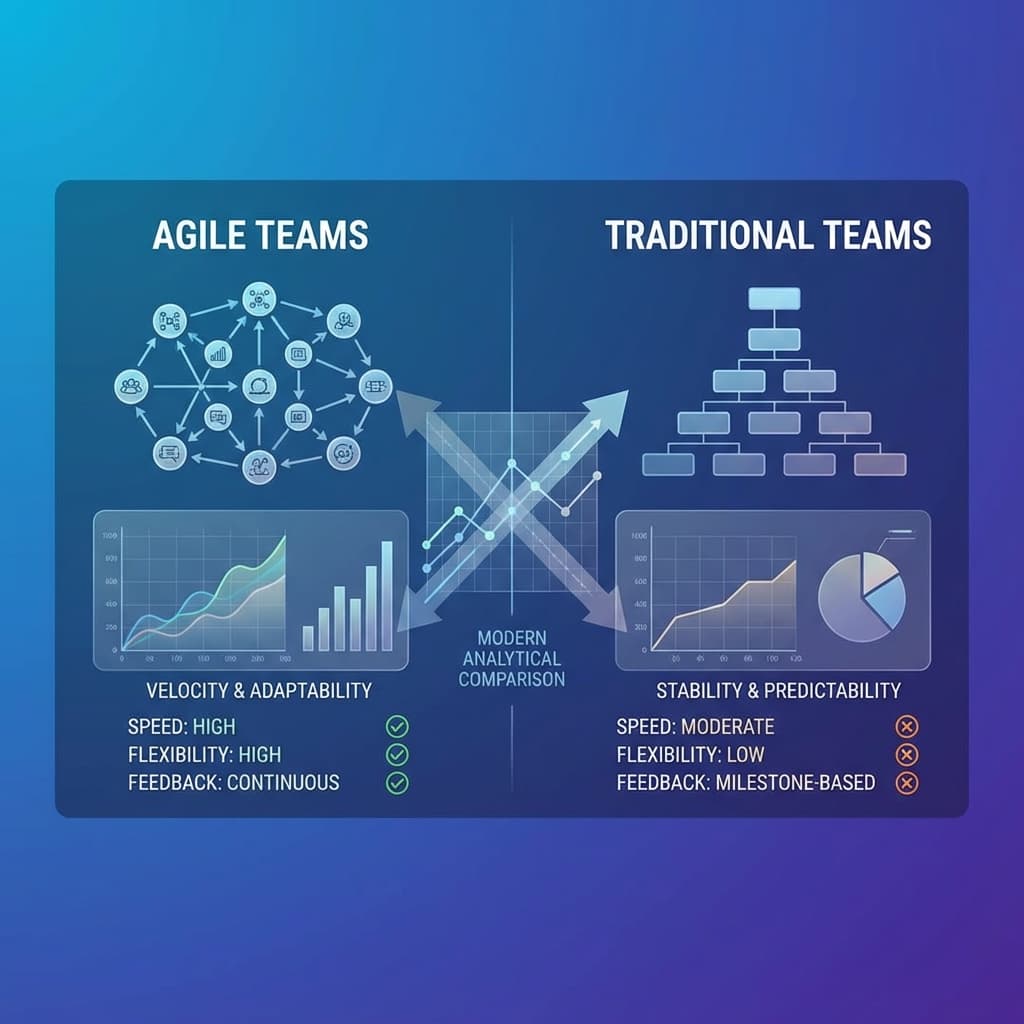 Agile Teams vs. Traditional Teams: What the Data Says